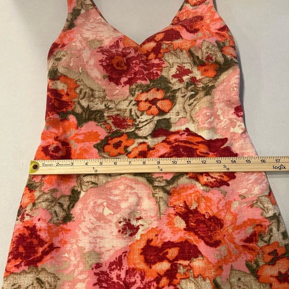 Talbots Sleeveless‎ Multi Color Floral Dress Sz 2 - Picture 12 of 13